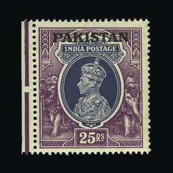 1947 India ovpt Type 1 & 2 full set, l.m.m. some u.m. 4a with some ...