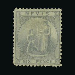 1862 Greyish paper perf 13 6d grey lilac fresh unused no gum {MH} ...