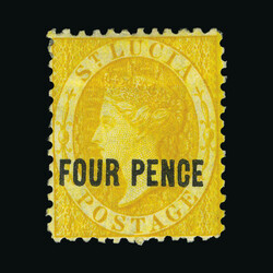 1882-84 CA perf 12 4d yelow fresh mint, light gum creasing {MH} [US3] ...