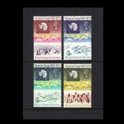 1971 10th Anniv of Antarctic Treaty. Set of 4v to 10p, UM. {UM} [US3] ...
