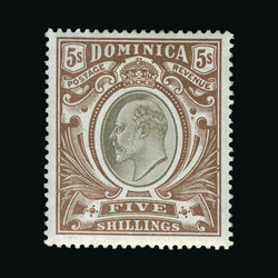 1903-07 Set to 5s(8) mint, the 2d has a light crease {MH} [US4] ...