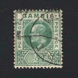 1904-06 MCA ½d green used, Registered oval plus pen cancel, creased ...