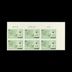 1957 QE II Inauguration of Black Star Shipping Line 2½d. ...