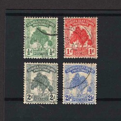 1911 KGV: Set of 4v, ½d to 2½d, wmk Mult Crown CA. Fine used. {U} ...