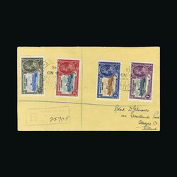 1935 (Nov 6th) Reg cover from Ocean Island to Glasgow-UK, bearing KGV ...