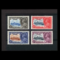 1935 KGV: Silver Jubilee set of 4v, mint with h/r. {MH} [US3] (Start ...