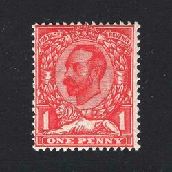 1911-12 Die B 1d scarlet, fine and fresh, u.m. {UM} [US2] (Start ...