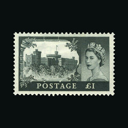 1958 1st DLR Castles set to £1, fine and fresh mint. (4) {MH} (Start ...