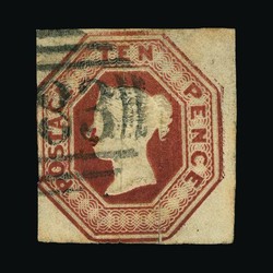 2865130: Grossbritannien 1847-54 Geprägte Ausgaben