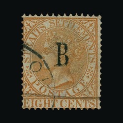 4245: Malaiische Staaten Straits Settlements Post in Bangkok
