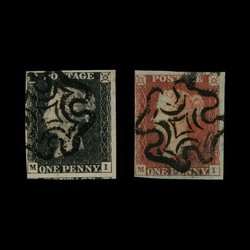 2865140: Grossbritannien 1854-70 Line Engraved gezähnt