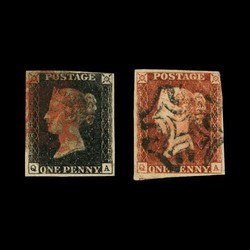 2865140: Grossbritannien 1854-70 Line Engraved gezähnt