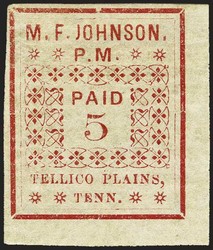 4029: Confederate States Postmasters' Provisionals