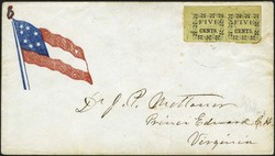 4029: Konföderierte Staaten Postmaster Ausgaben
