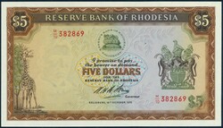 110.550.308: Banknoten - Afrika - Rhodesien