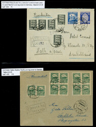 2455: Estonia - Cancellations and seals