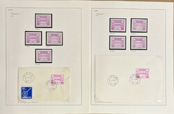 ATM 1.1. Samling "Oslo Sentrum" på 14 albumsider. Omfatter 33 ...