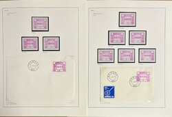 ATM 1.3. Samling "Bergen" på 11 albumsider. Omfatter 32 forskjellige ...