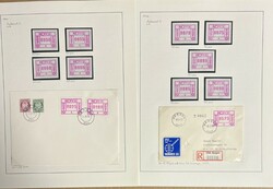 ATM 1.3. Samling "Bergen" på 11 albumsider. Omfatter 32 forskjellige ...