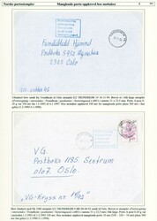 REKOMMANDASJONSETIKETTER - omfattende utstillings samling bestående ...