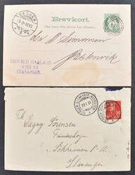 BERGEN-STAVANGER DAGRUTEN og NATTRUTEN - FDC-album med 20 ...