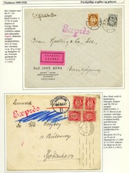 ILPOST/EXPRESS - 10 forsendelser sendt innenlands og til utlandet - ...