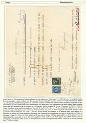 PERMEN MED DET RARE I - ringperm med følgebrev, nyere postale ...