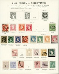 FILIPINENE. En samling 169 merker til 1898, innleverer har anslått ...