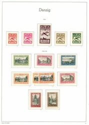 DANZIG. En samling på LT SF-ark, fyldig i lange perioder. (€ 2500)