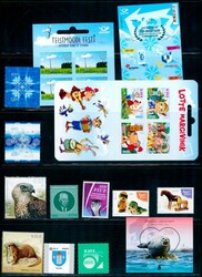 ESTLAND. Meget fyldig samling 1990-2017 på Vario-plansjer, med ...