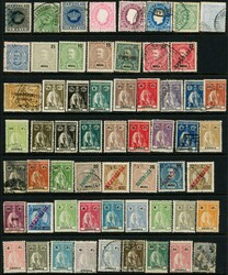 ANGOLA. Samling eldre og nyere (også etter 1975) på 12 plansjesider ...