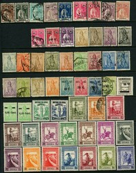 ANGOLA. Samling eldre og nyere (også etter 1975) på 12 plansjesider ...