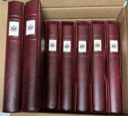 En samling til 1997 i 7 flotte LINDNER FALZLOS-album (5 stk. er med ...