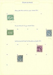 COOK ISLANDS. Rotete parti på ni innstikksider, mest etter 1960 og ...