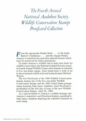 DUCK STAMPS. Flere presentasjonsmapper med stempelmerker og frimerker ...