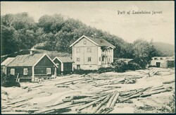 LAAKEDALENS FARVERI. Uvanlig lokalmotiv (NLR 631), postg. fra Kløfta ...