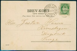 TOMTEGADEN. Med en del folk i gaten (E. Jacobsen 991). Br. 1904. Kv. ...