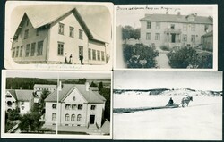 Ni eldre kort spredt i fylket, fra Lillelvedalen i nord til ...