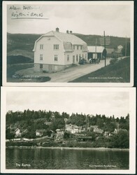 AAROS. To bra kort; småbebyggelse fra fjorden (Haraldsens Kunstforl ...