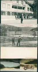 KROGSKOGEN, SUNDVOLDEN. Tre bra kort, ett meget uvanlig THorespladsen ...