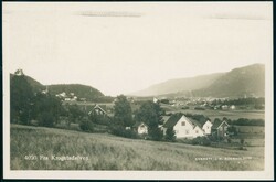 KROKSTADELVEN. Med noe bebyggelse (J. H. Küenholdt 4050). Br. Kv. 1-2