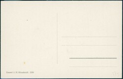 MJØNDALEN. Vikjordet med hus langs veien (J. H. Küenholdt 2599). ...