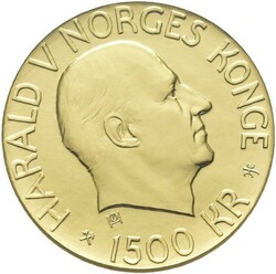 1500 kr Nobel 2001. 16,96 g .917 gull