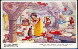 DISNEY. Et fint britisk Snehvit og de syv dvergene. Br. 1938. Kv. 1-2