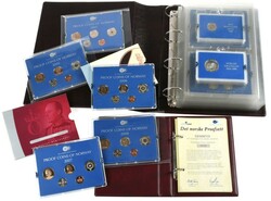 Proofsett 1989-2008, komplett 20 år i perioden. De fleste innsatt i ...