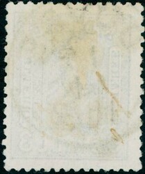 13a. 3 skilling med klart trykk, men ikke skikkelig rødviolet, med ...