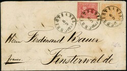 12, 15. 2 og 8 skilling våpen fra CHRISTIANIA til Finsterwalde ...