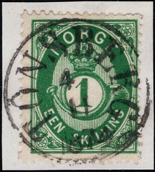 16 Ib. TÖNSBERG 4.11.1847. Praktstempel