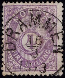 19 Ia. DRAMMEN 16.3.1873. Luksus stempel