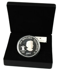 CANADA. $250 2007, OL Vancouver 2010. 1 kg 99,99 % sølv, kvalitet ...
